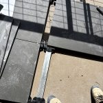 Porcelain pavers on aluminum tracks and pedestals Burnaby balcony