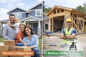 Home addition project in Vancouver compared with moving to a bigger home